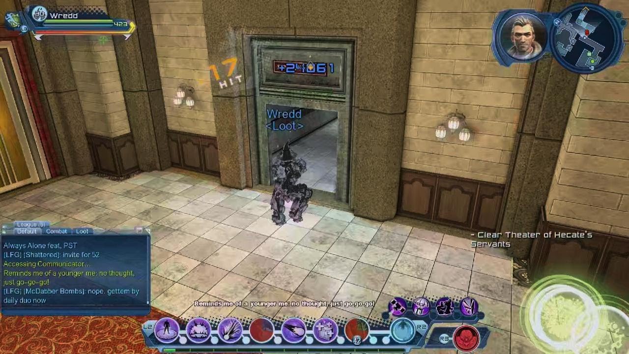 DCUO Town Square theatre elite sorcery might dps