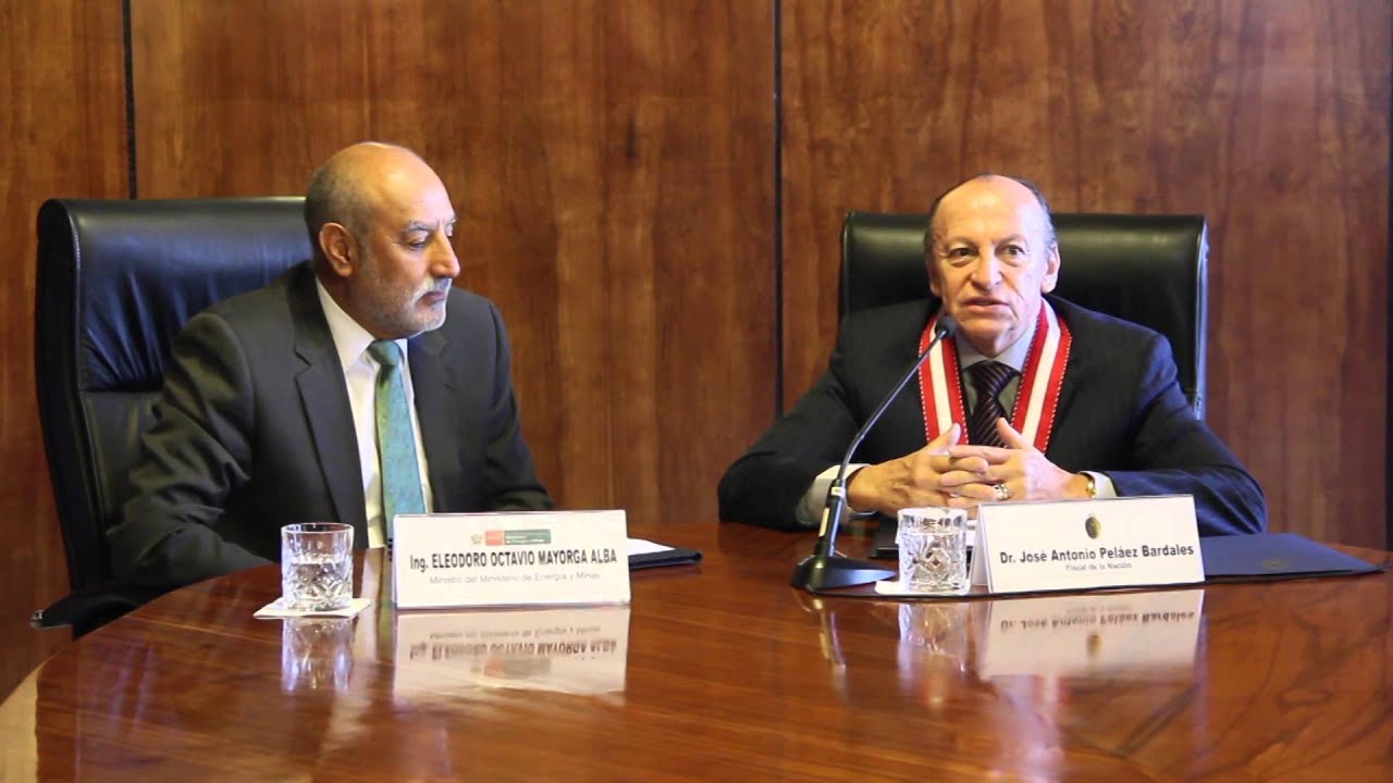 MEM Y MINISTERIO PÚBLICO FIRMAN CONVENIO PARA COMBATIR MINERÍA ILEGAL