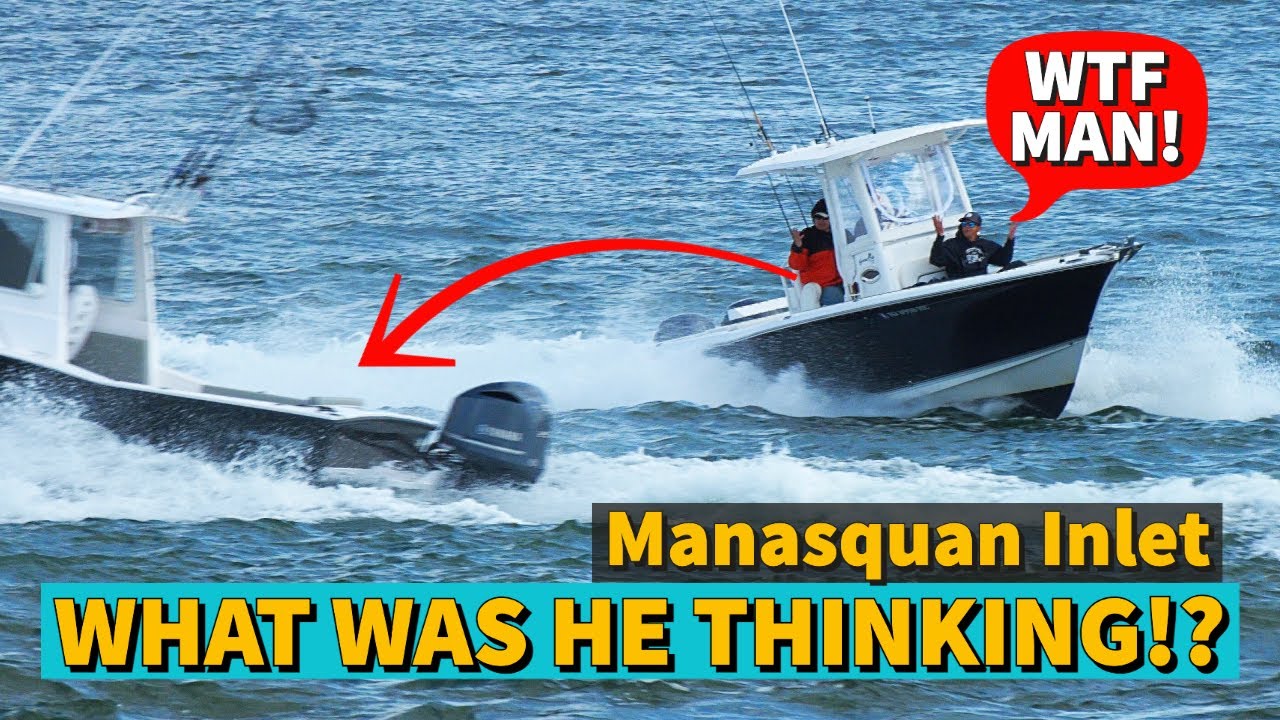 ALMOST RAN AGROUND! Manasquan Inlet New Jersey