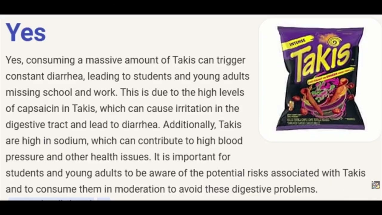 I have something to say about Takis (This video is a warning video)