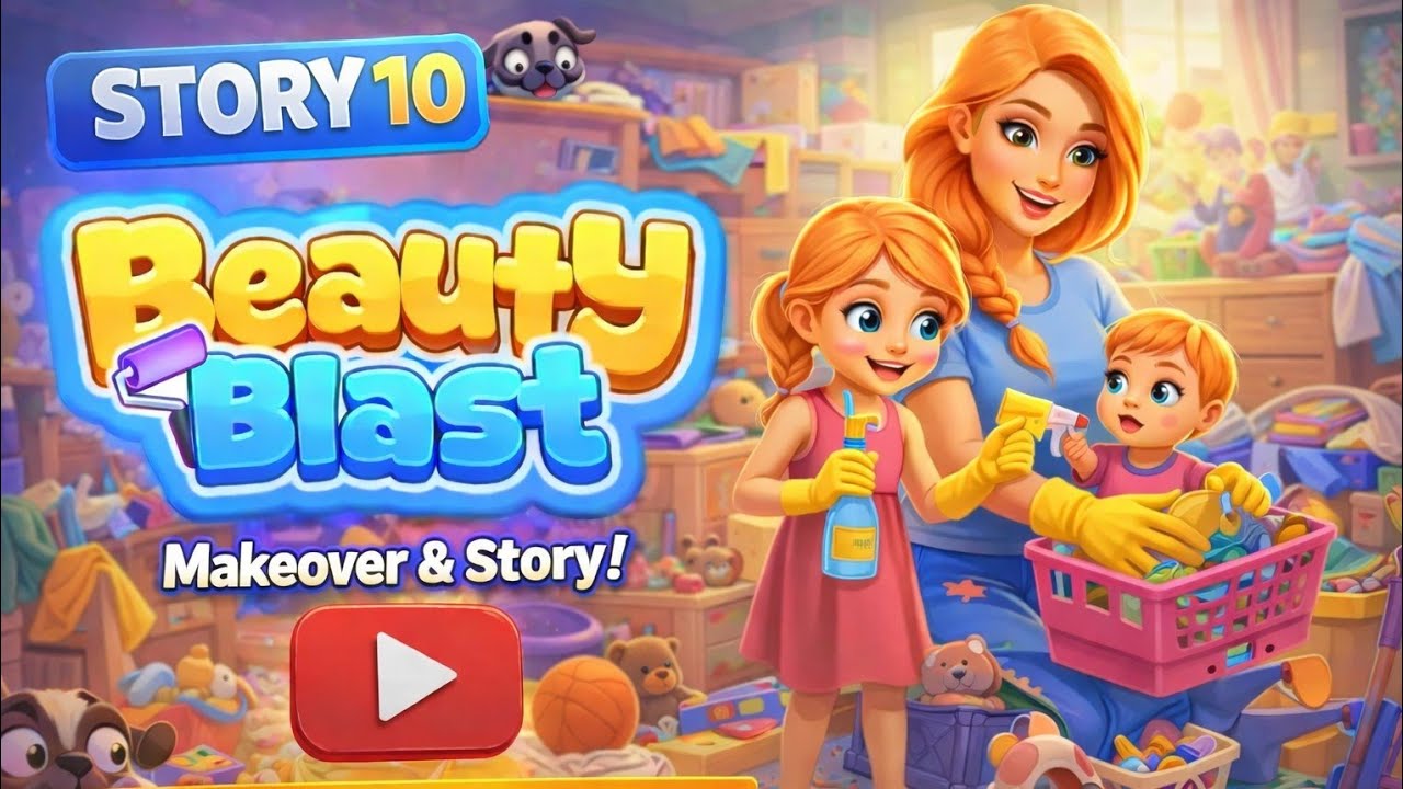 BEAUTY AND BLAST MAKEOVER 10TH STORY #games #gaming#viral #trending #youtube #views #gameplay 