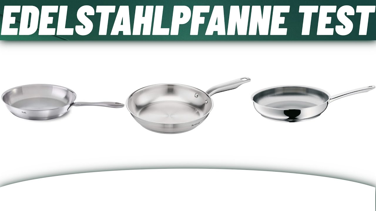 ▶ Edelstahlpfanne Test 2025 | 3 Beste Edelstahlpfannen
