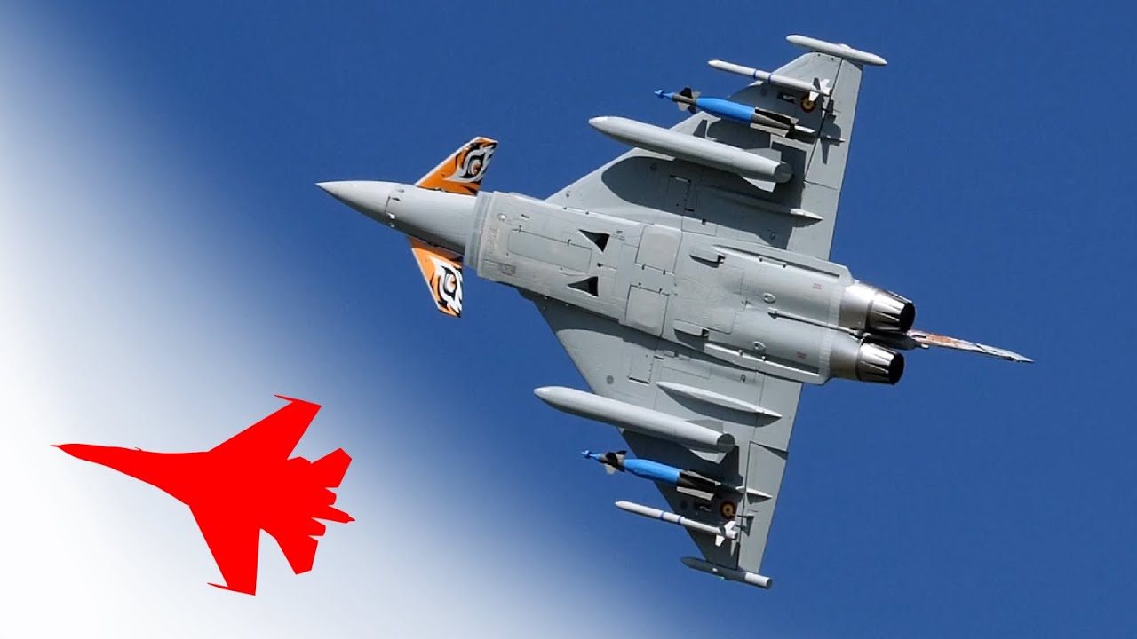 EUROFIGHTER R/C JET Dancing to Heavy Metal! ✈️ Freewing 90mm EDF
