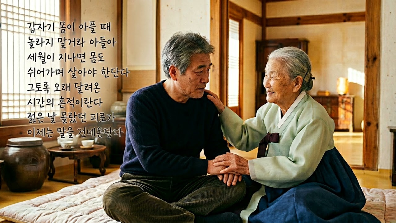 제목 : 어머니가 나이 들어가는 아들에게.