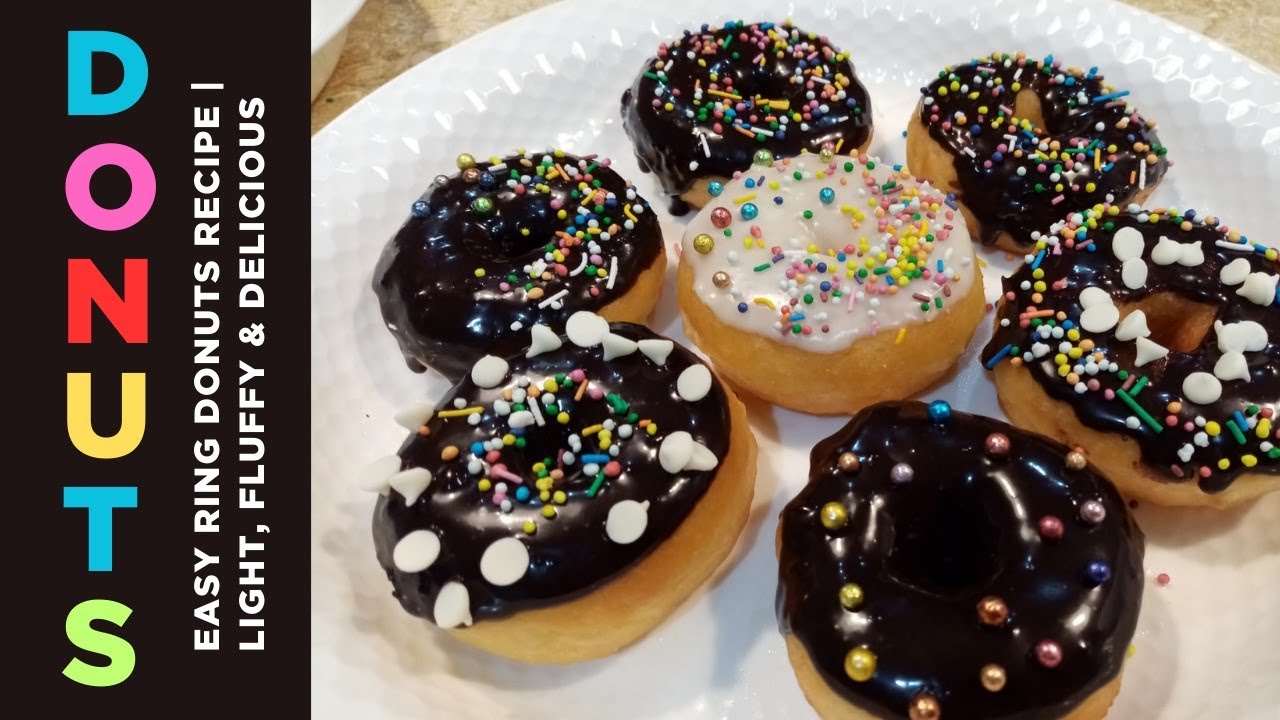 Donuts Recipe | Chocoalet Donuts, Light, Fluffy & Delicious | Eassy Ring Donuts Recipe
