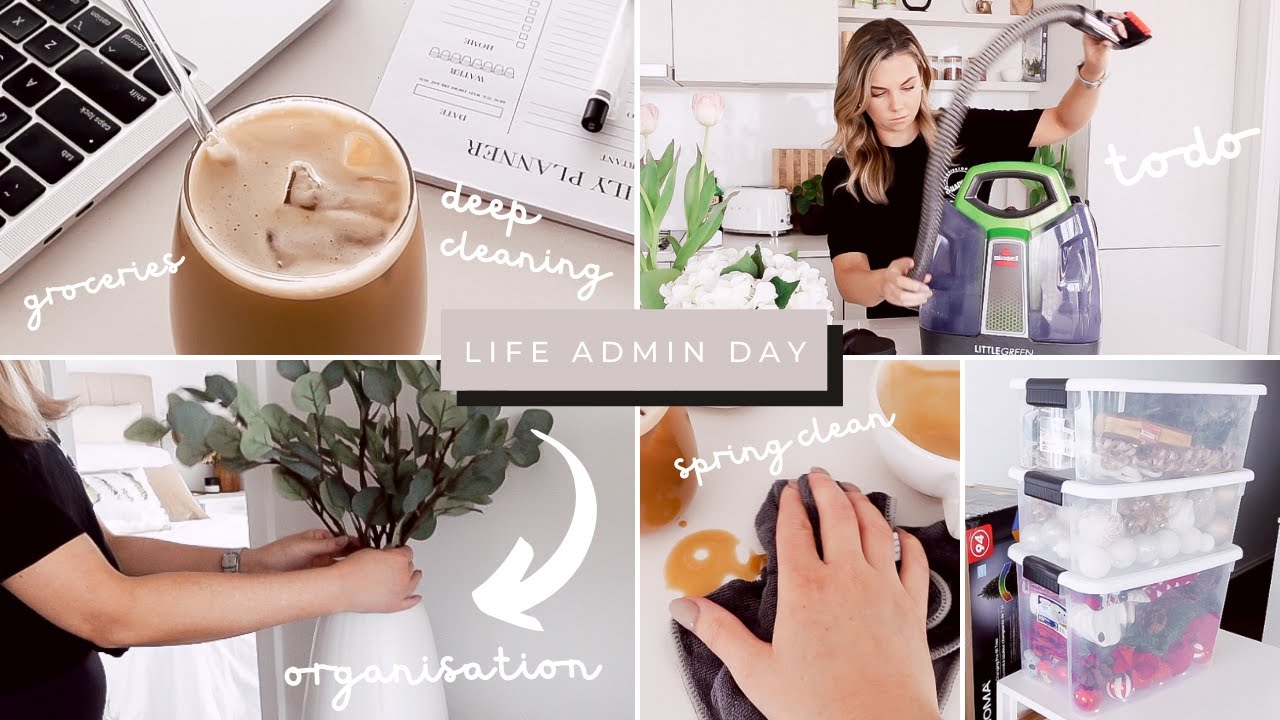 Major Life Admin Day! Finally ticking things off & spring clean