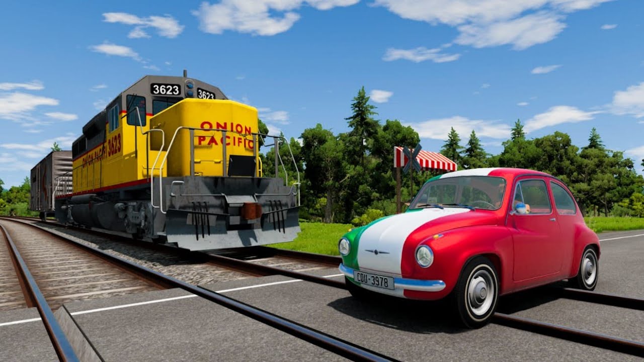 Train Accidents #7 - Dummy's Bad Day 😱 | BeamNG.drive