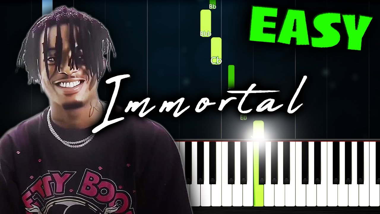 playboi carti - immortal - EASY Piano Tutorial