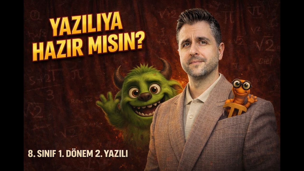 8. Sınıf Matematik 1. Dönem 2. Yazılı l Ozan Alper ile Matematik
