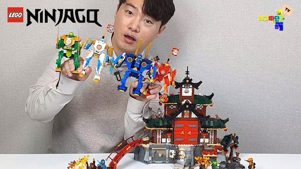 닌자고 요즘 레고 로봇들과 닌자 도장 사원 Lego Ninjago mech and ninja dojo temple 71767