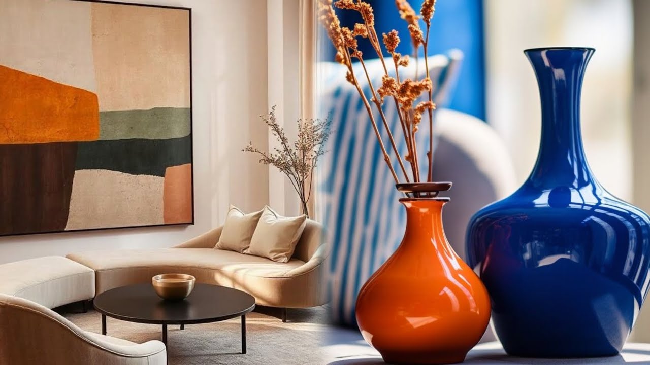 DECORACIÓN MODERNA 2025! JARRONES DECORATIVOS MODERNOS Y BONITOS PARA RENOVAR TU HOGAR ✨️