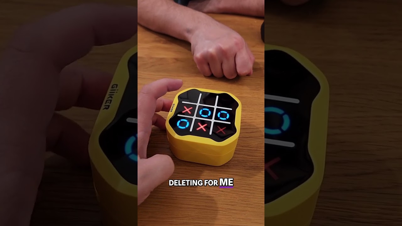 Winning strategies in our favorite Giiker game: Tic Tac Toe Bolt!!  #boardgames #giiker