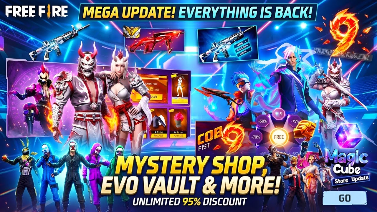 Upcoming Events in Free Fire 🥳🤯 | Free Fire New Event | Upcoming Event In Free Fire