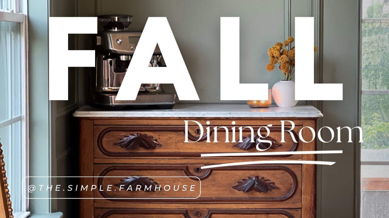Cozy Fall Dining Room - Part 1