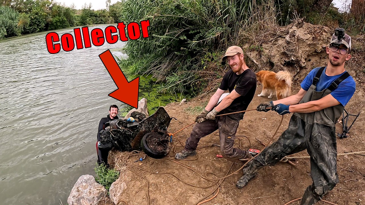 Мы никогда не думали, что найдем что-то подобное! 70 лет под водой?