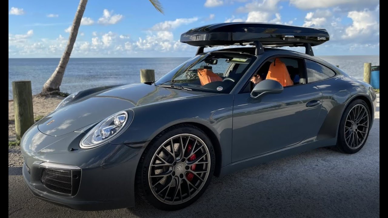 Багажник на крышу Porsche 911 Carrera 991 C2S для семейного отпуска и путешествий