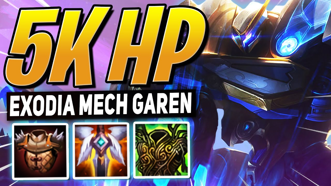 EXODIA MECH GAREN is UNKILLABLE! - TFT SET 3 GAMEPLAY | Teamfight Tactics | League of Legends