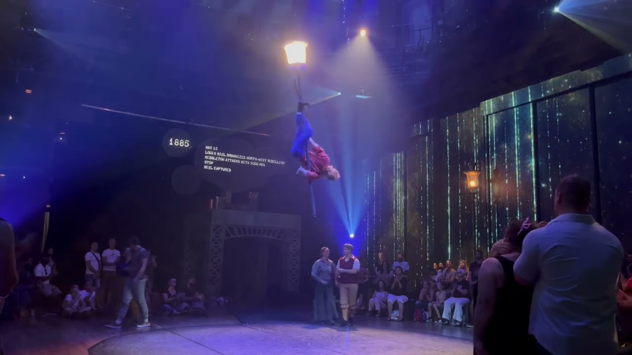 Cirque &Eacute;loize Bon Voyage Show 2024 - Aerial Pole Act - Kaity Mussio