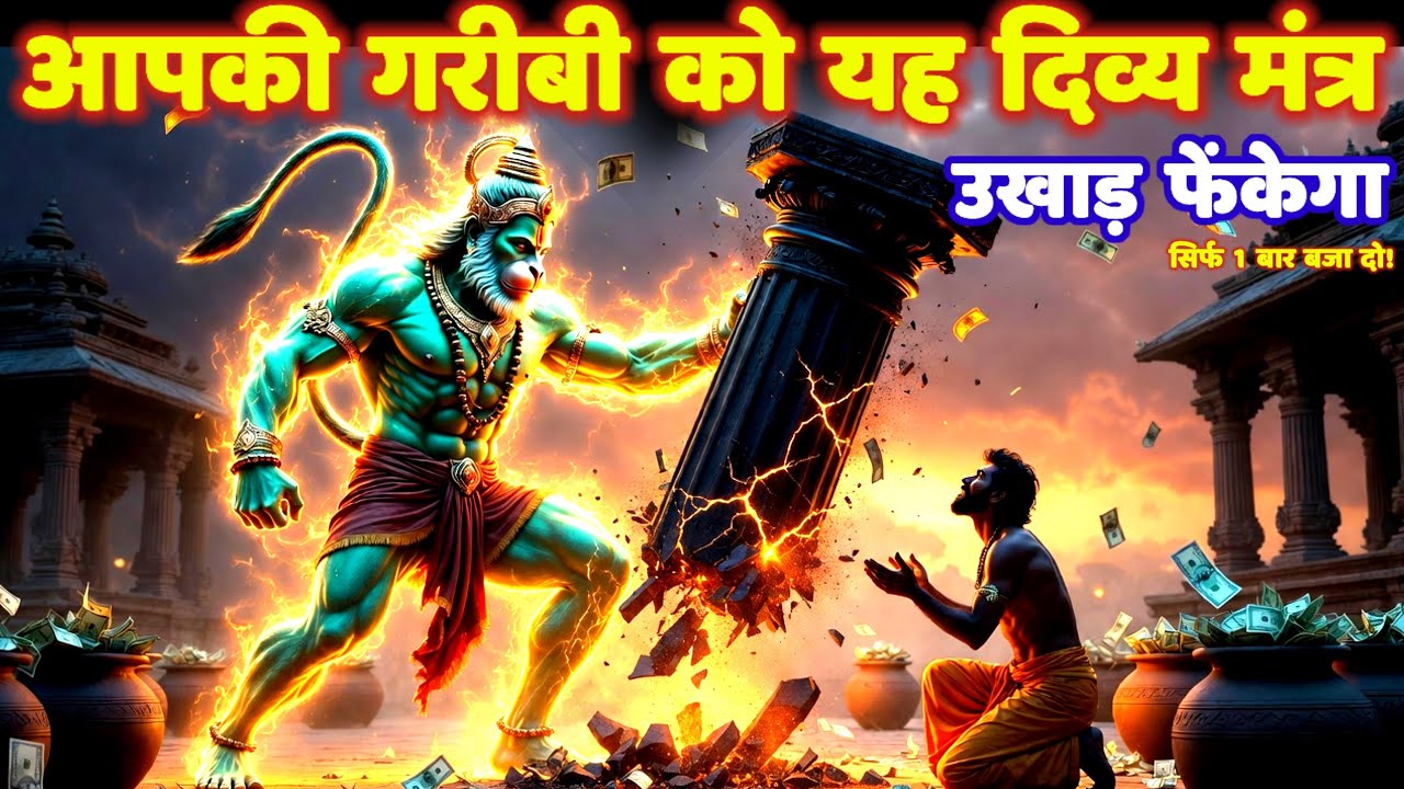गरीबी को जड़ से उखाड़ फेंकने वाला दिव्य हनुमान मंत्र | Powerful Hanuman Mantra