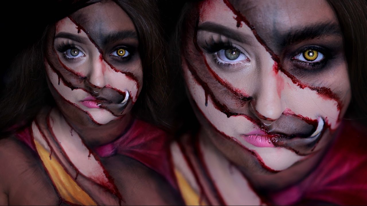 BEAUTY AND THE BEAST | Halloween Costume Makeup Tutorial | RawBeautyKristi