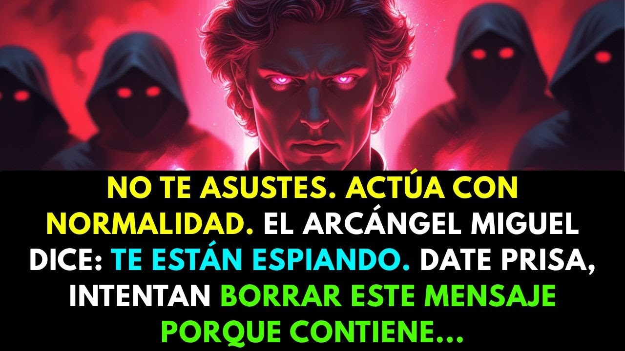No te asustes. Actúa con normalidad.