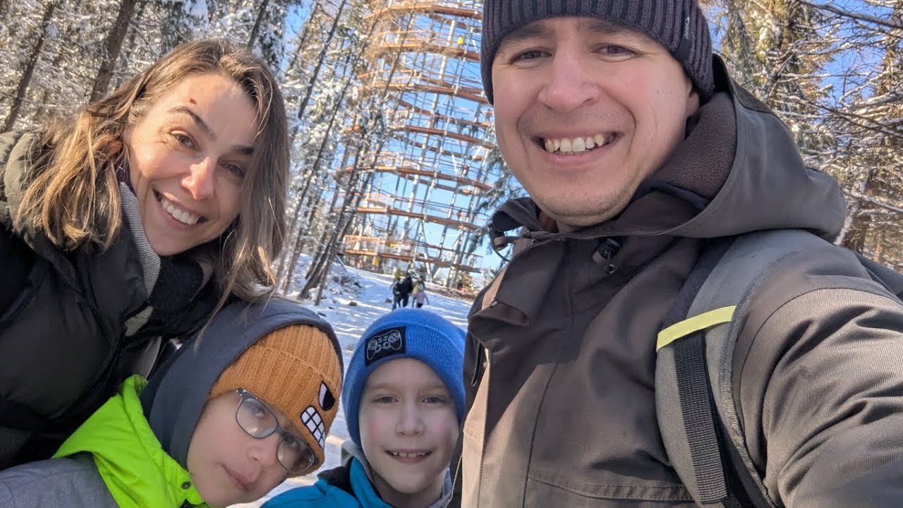 ЗАЧЕМ мы туда полезли?! Смотровая площадка на горе в Польше / Wieża widokowa Dzikowiec Wielki /