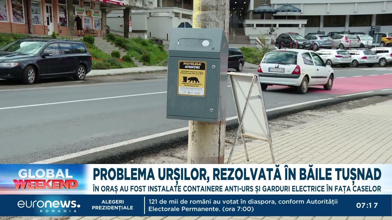 Problema urșilor, rezolvată în Băile Tușnad. Containere anti-urs şi garduri electrice
