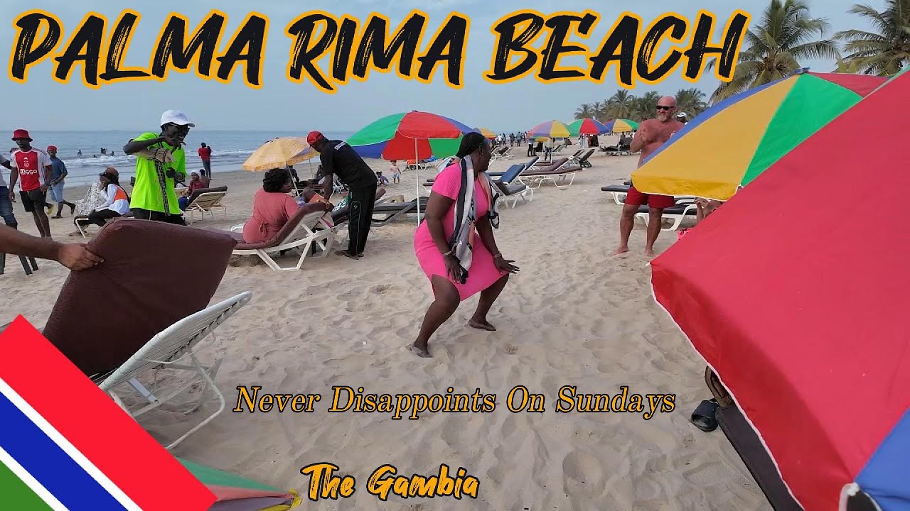 Beach Life In The Gambia: 🇬🇲  Palma Rima Beach Never Disappoints On Sundays. Detty December Ep 01