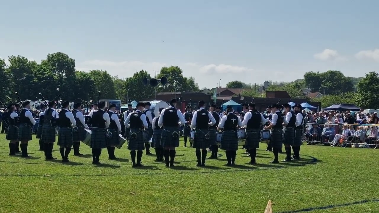 Inveraray & District Pipe Band Drumming Champions @ UK Pipe Band Championdhips 2024, Bangor