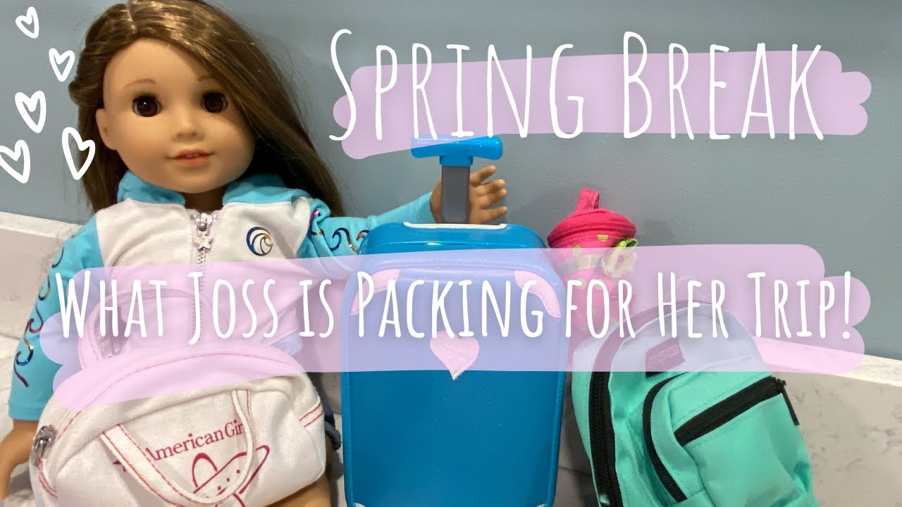 What my Doll is Packing for Vacation!