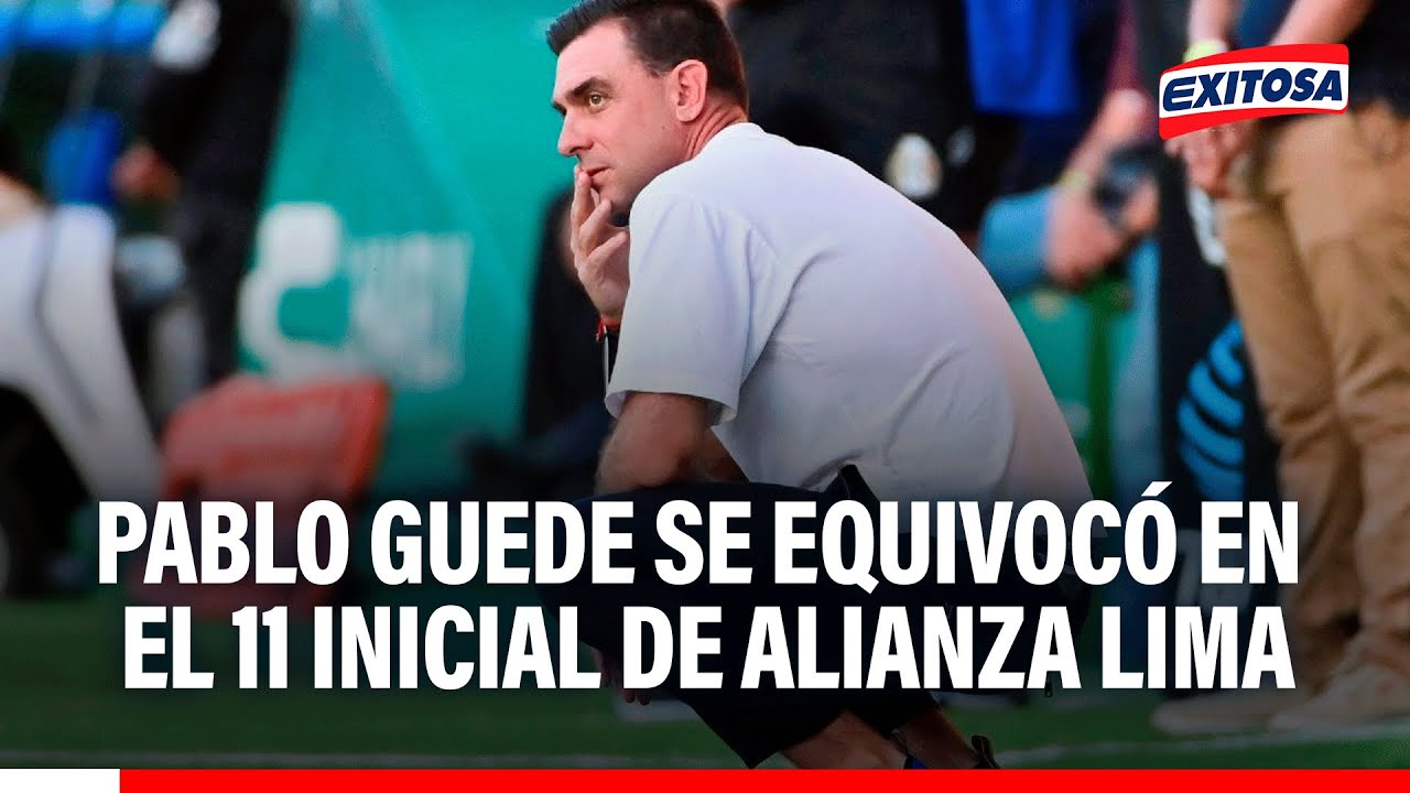 🔴🔵 Alianza Lima perdió ante 2 de Mayo: Pablo Guede dejó el gol en el banco