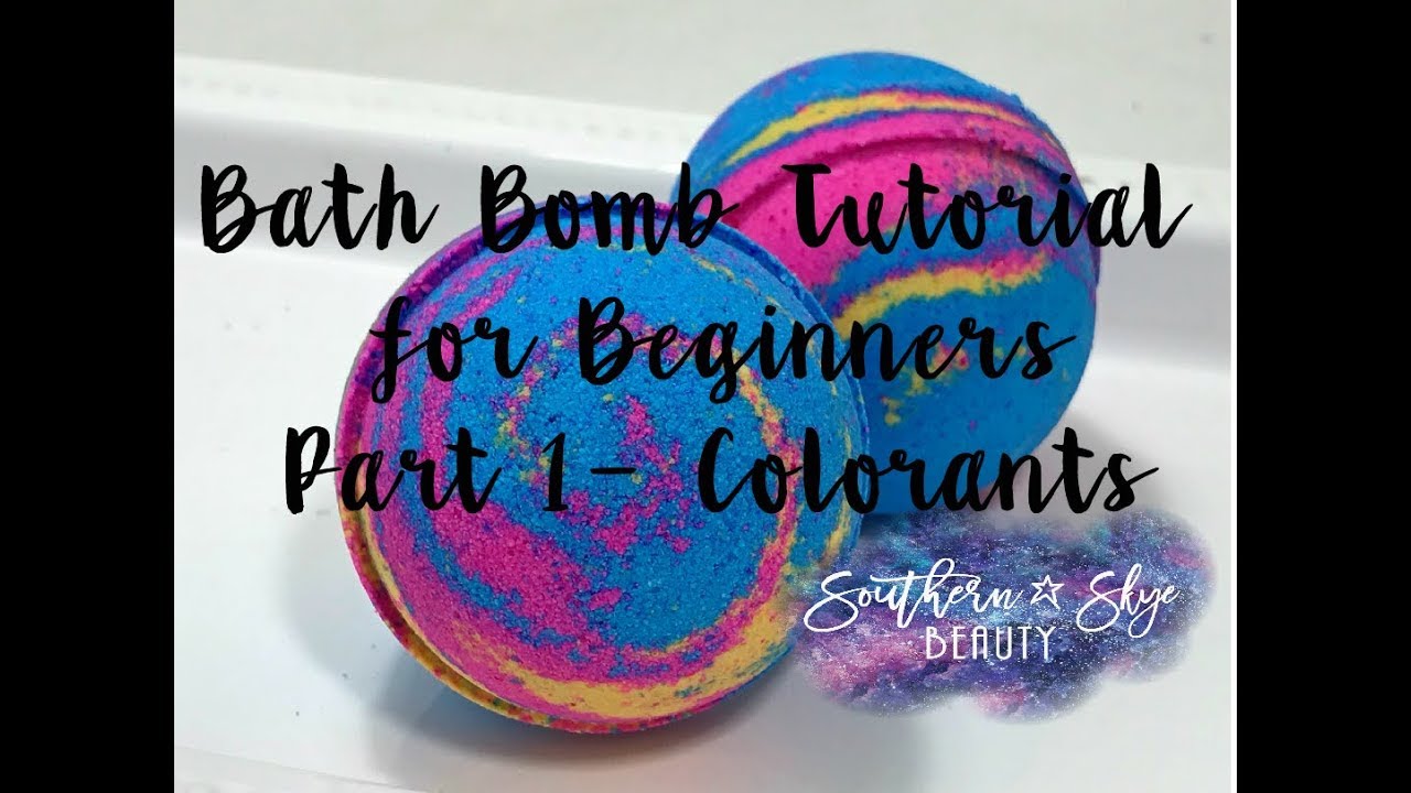 Bath Bomb Tutorial for Beginners- Part 1- Colorants
