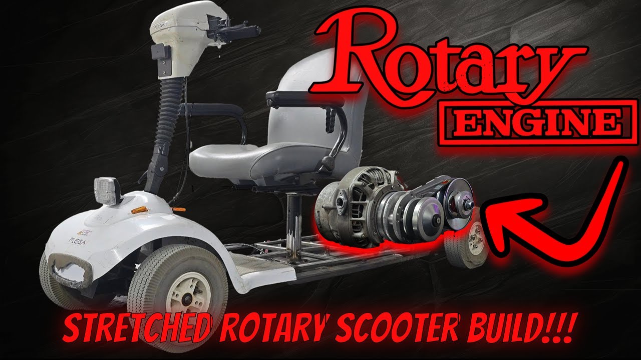 SACHS KM48 Rotary engine scooter build Part:1