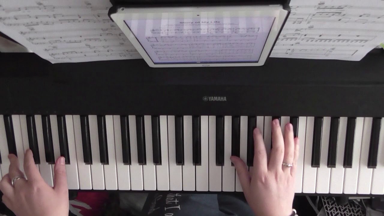 Easy Piano Tutorial- Story of My Life (Intro/Verses) Part 1