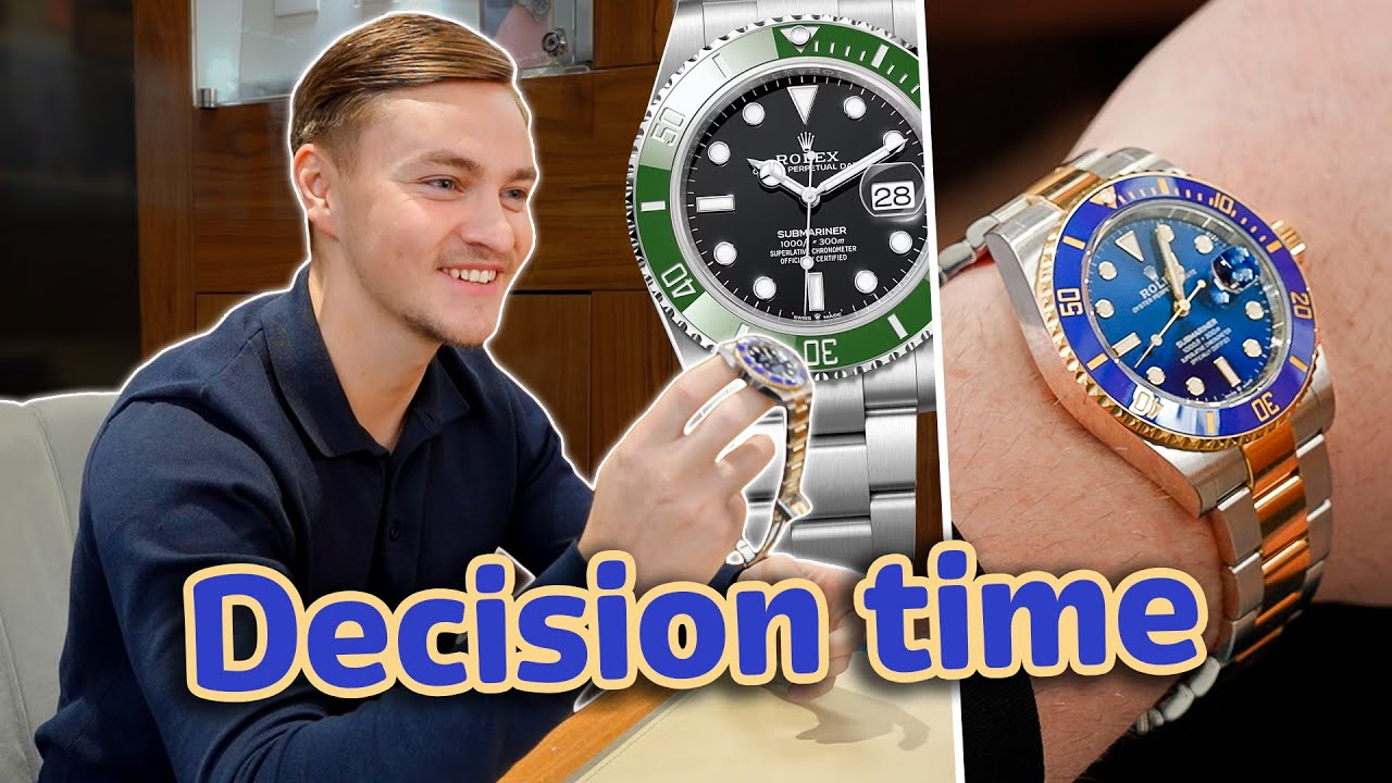 Забирает свою мечту о часах Rolex Submariner Bluesy