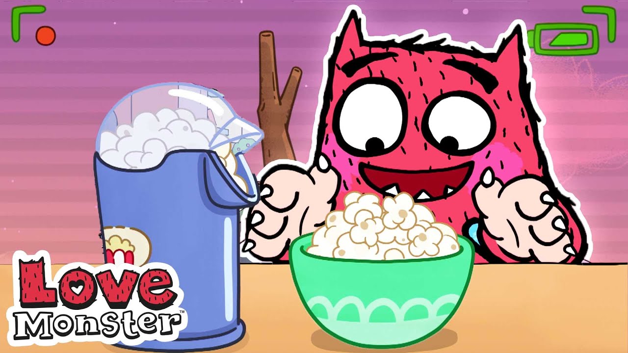 A Movie Night with Love Monster & Friends | Videos for Kids