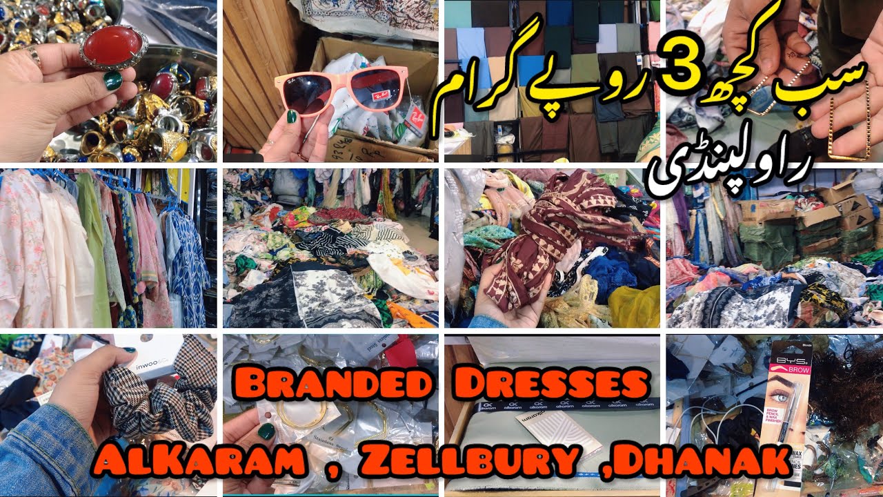 Sale | Wholesale market bank Road Sadder Rawalpindi | Branded Dresses | Rubab Vlogs