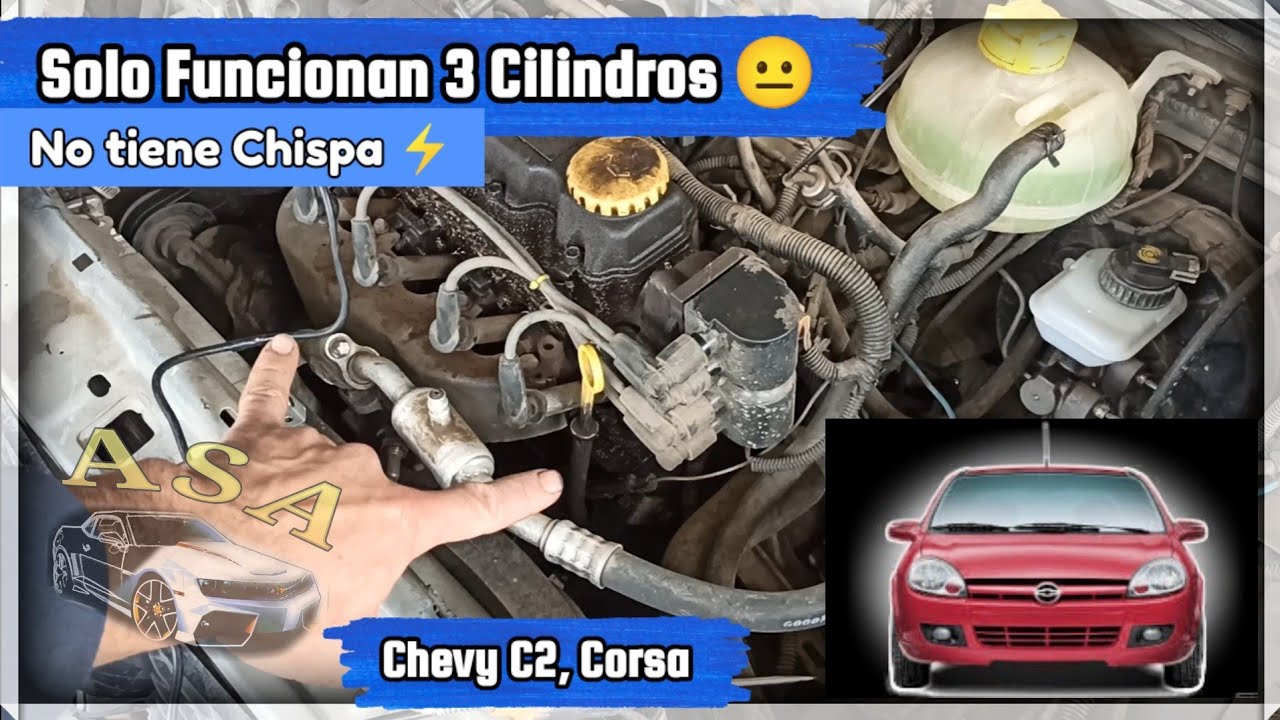 Vibra el Motor y Perdió Fuerza, Falla de cilindro, Chevy Monza, Problema con la Bobina