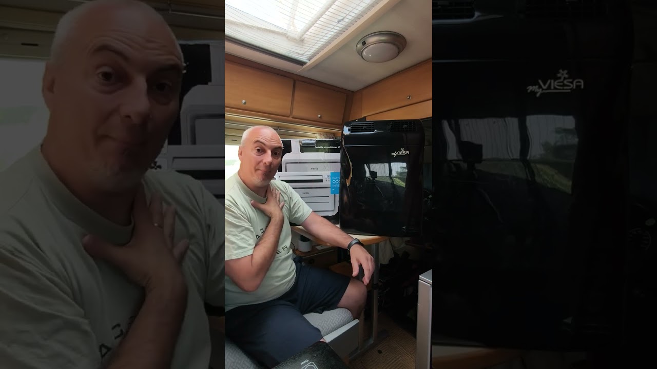 Vi spiego la differenza tra un raffrescatore evaporativo e un climatizzatore #viesa #vanlife #caldo