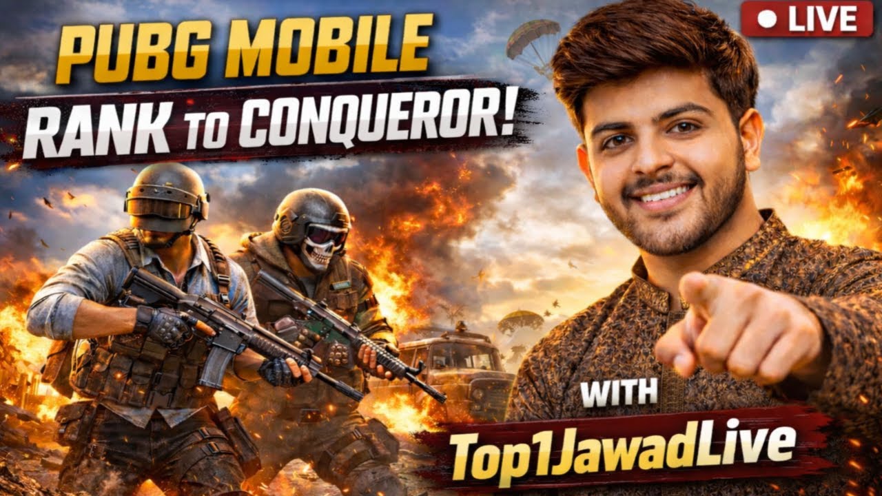 PUBG Mobile LIVE | Road to Conqueror | Top1JawadYt | Non Stop Stream
