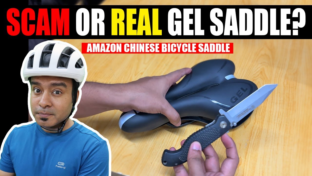 Amazon Chinese Gel Bicycle Saddle Teardown - SCAM or Real Gel Saddle?