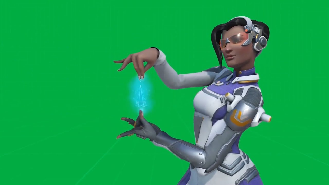 Symmetra Highlight Intros Green Screen [Vishkar]