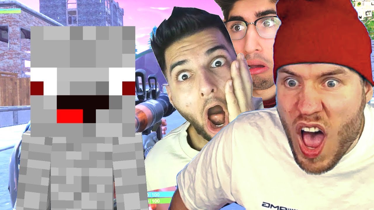 Alphastein vs Standart Skill, RedSama und Steelbree in Fortnite Battle Royale djalfacht Sicht