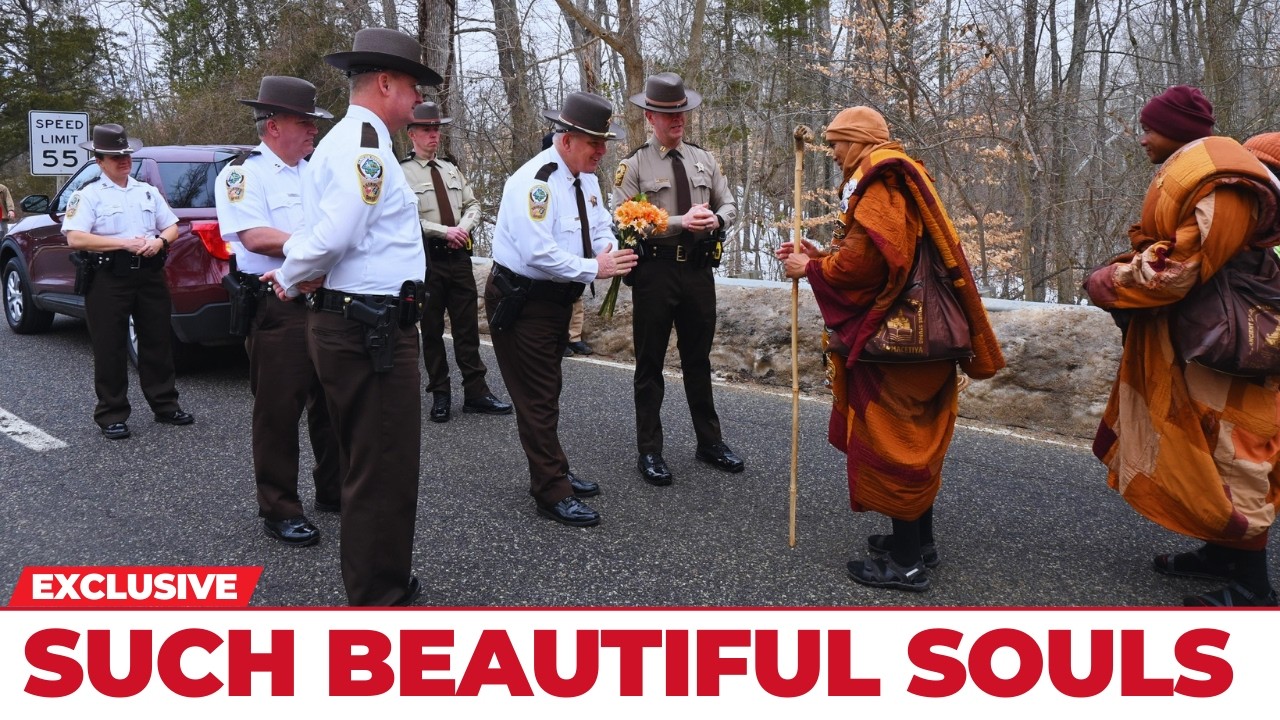“Thanks!” — Compassion Greets the Monks’ Journey Across America