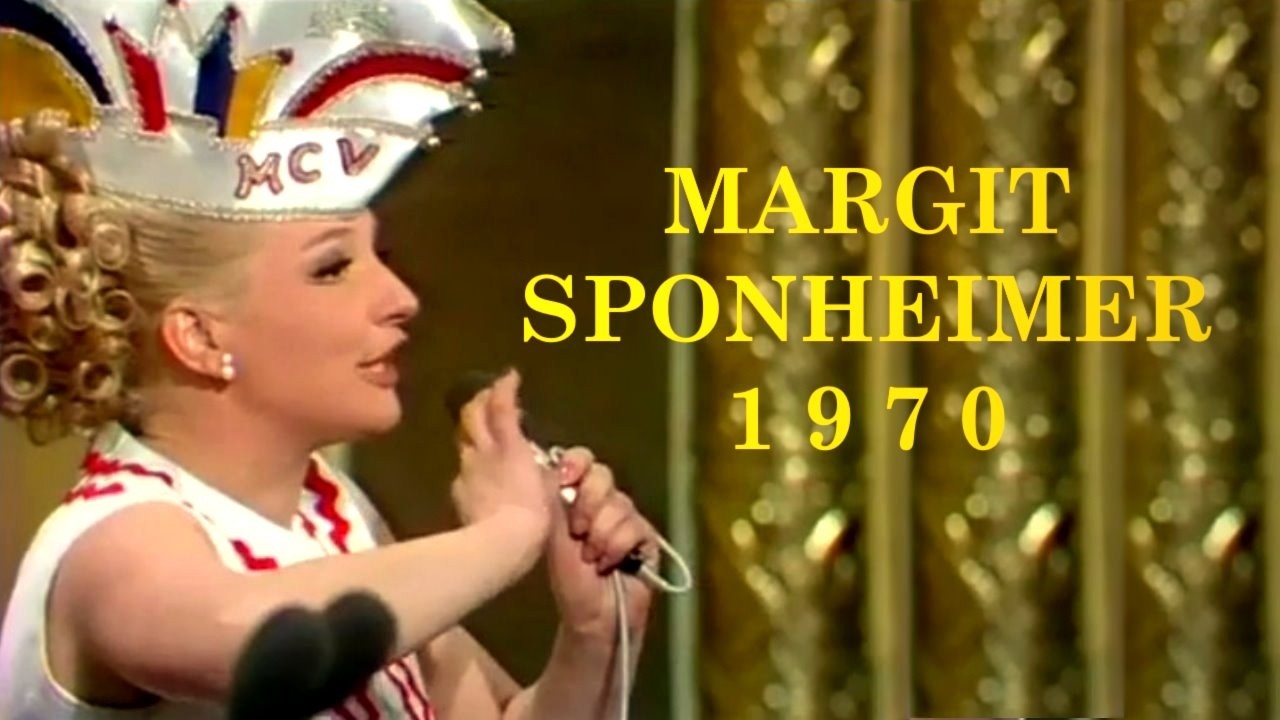 Margit Sponheimer bei &bdquo;Mainz, wie es singt und lacht&ldquo; 1970