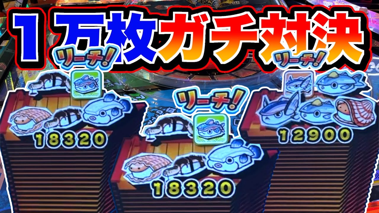 １万枚のメダルを使って