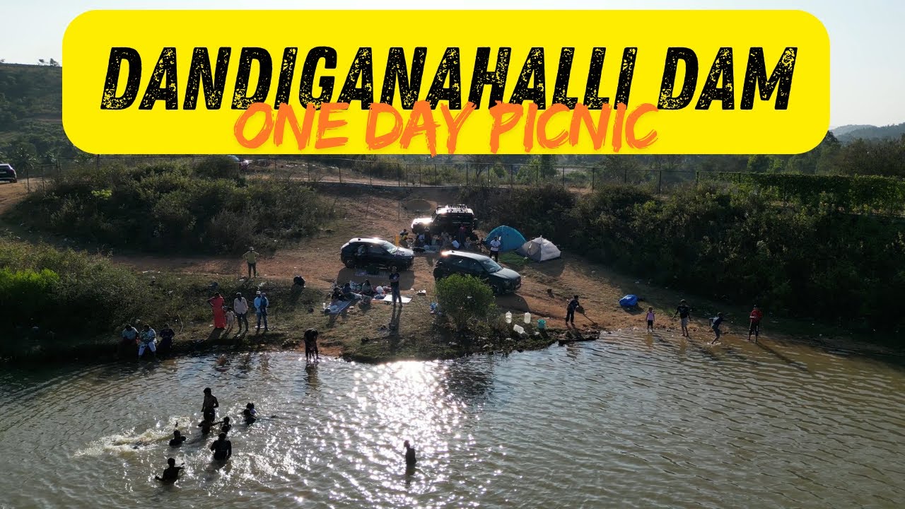 Dandiganahalli Dam | Calm Family Picnic Place | Places Near Bangalore | Drone View
