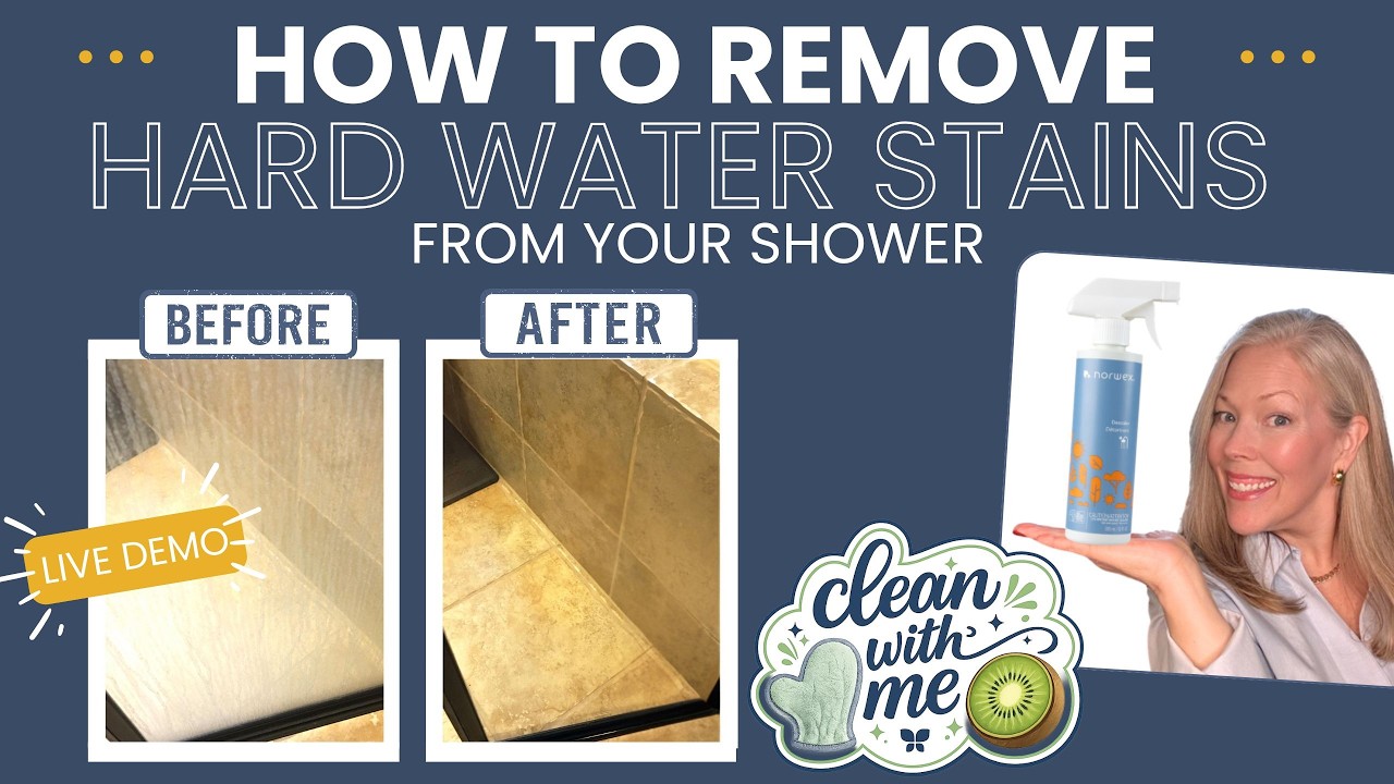 The Norwex Descaler Demo: How to use the Descaler to remove Hard Water Residue, Lime, Calcium, Rust