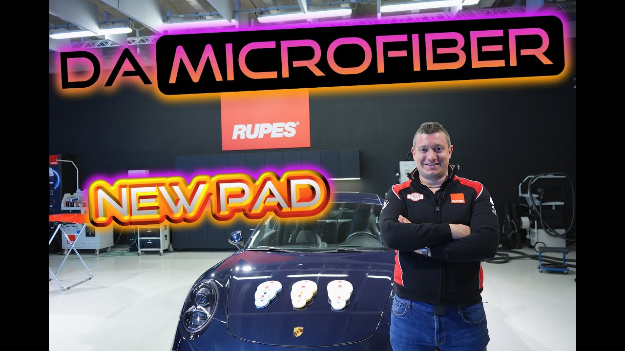 RUPES NEW MICROFIBRE DA PAD -  CONSIGLI UTILI PER UTILIZZARE AL MEGLIO I NUOVI TAMPONI IN MICROFIBRA