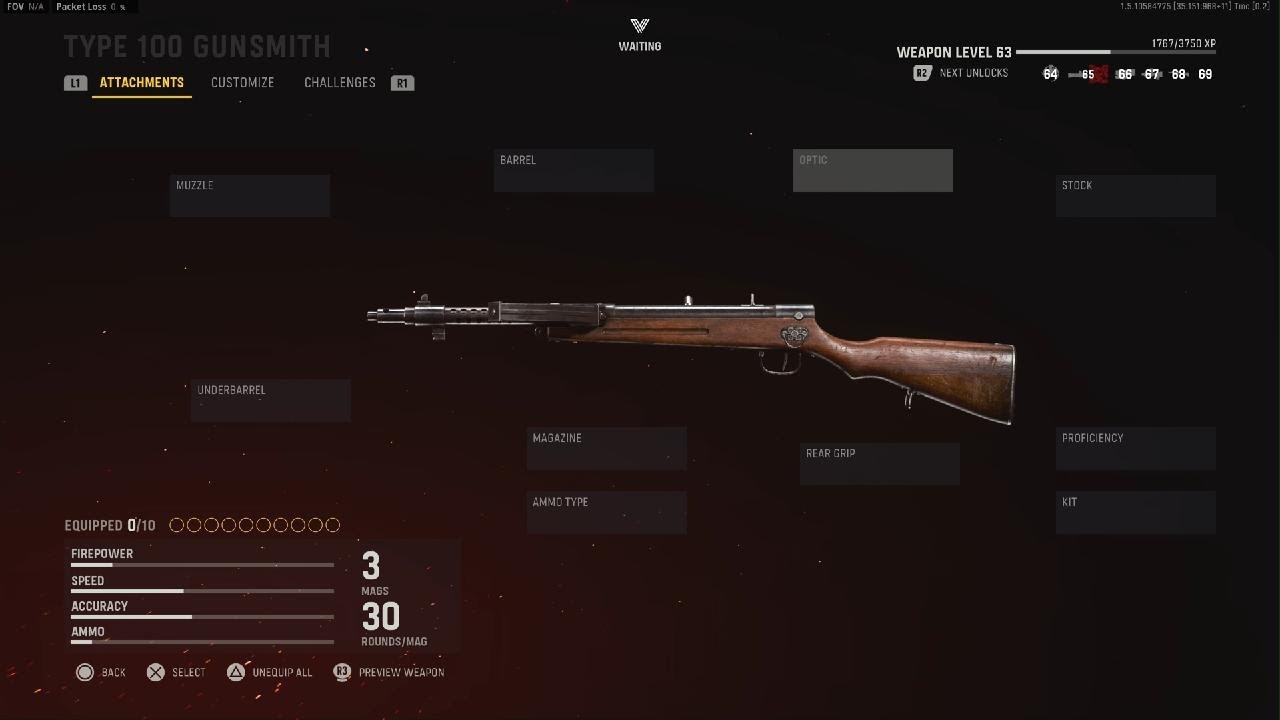 VANGUARD - All SMG Attachments ~ TYPE 100